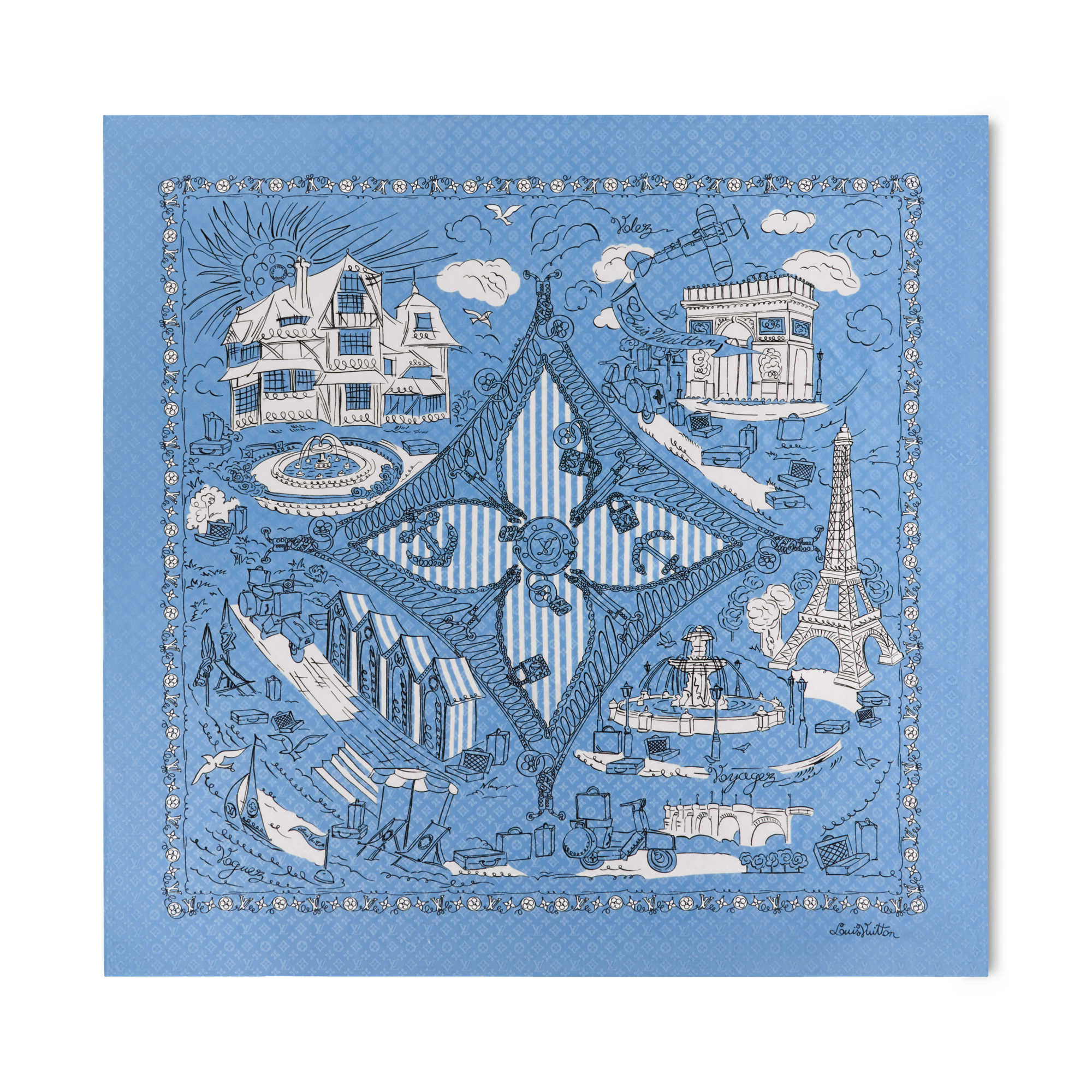LV Sweet Escape Shawl S00 - Women - Accessories | LOUIS VUITTON ®